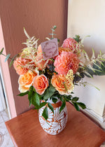 Golden Hour Dahlia Arrangement
